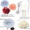 Large&Small Peony Flower Silicone Soap Molds 3PCS Peony Silicone